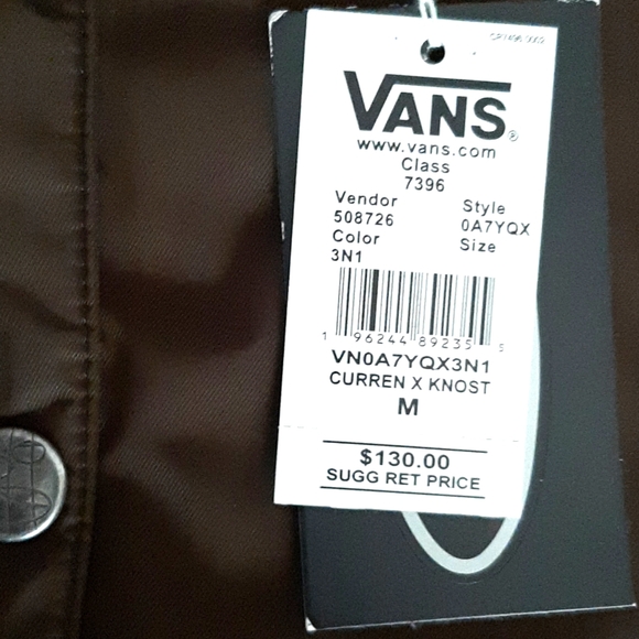 Vans X Curren X Knost Bomber Jacket *NWT* - Picture 11 of 16